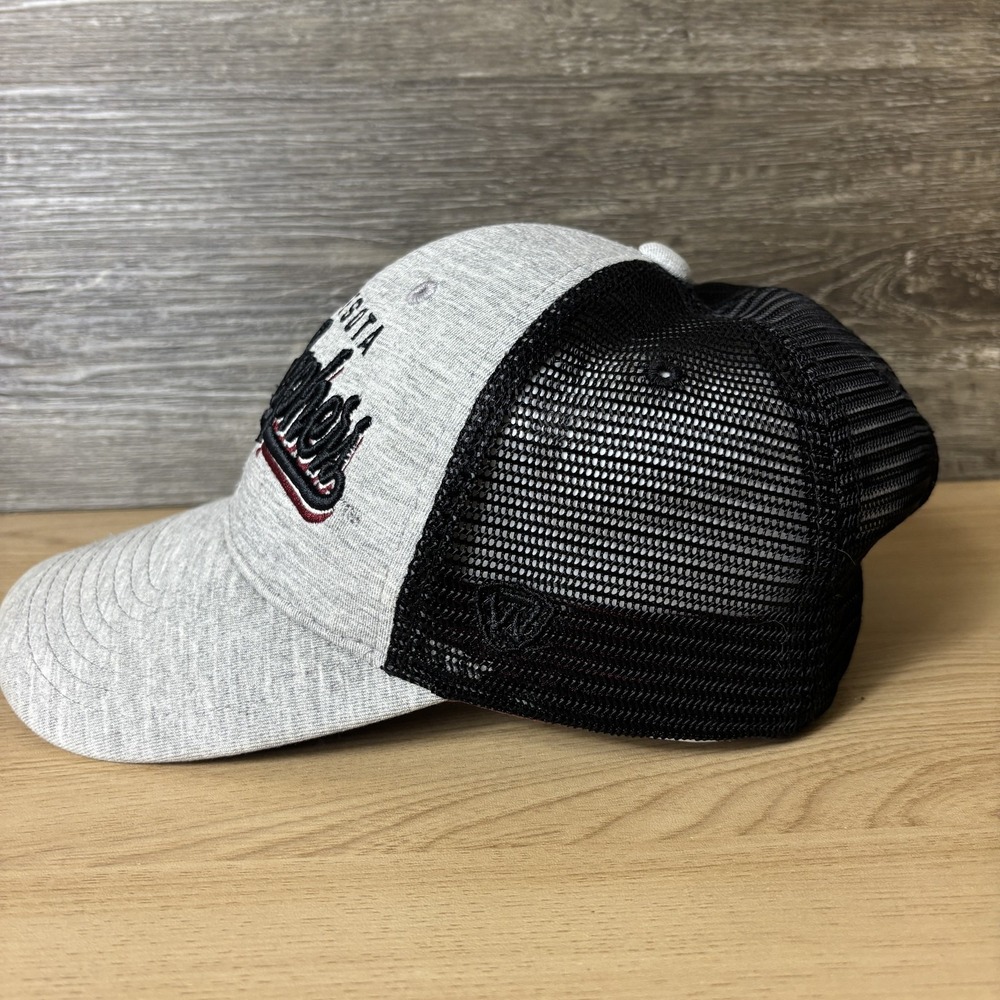 Minnesota Golden Gophers Hat Cap Snap Back Gray Black NCAA Football Trucker Mens - Picture 4 of 10